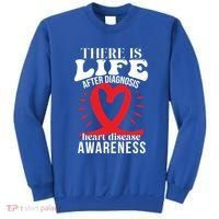 Heart Disease Awareness Month Red Ribbon Chd Gift Sweatshirt thumb 0