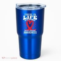 Heart Disease Awareness Month Red Ribbon Chd Gift Tumbler thumb 0