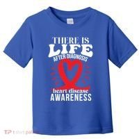 Heart Disease Awareness Month Red Ribbon Chd Gift Toddler T-Shirt thumb 0