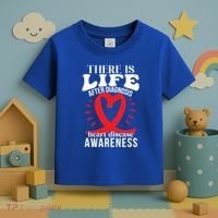 Heart Disease Awareness Month Red Ribbon Chd Gift Toddler T-Shirt thumb 3