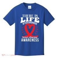 Heart Disease Awareness Month Red Ribbon Chd Gift Kids T-Shirt thumb 0