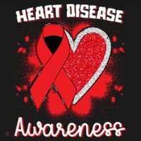 Heart Disease Awareness I Wear Red To Fight Heart Disease Cool Gift Women's Hoodie thumb 2