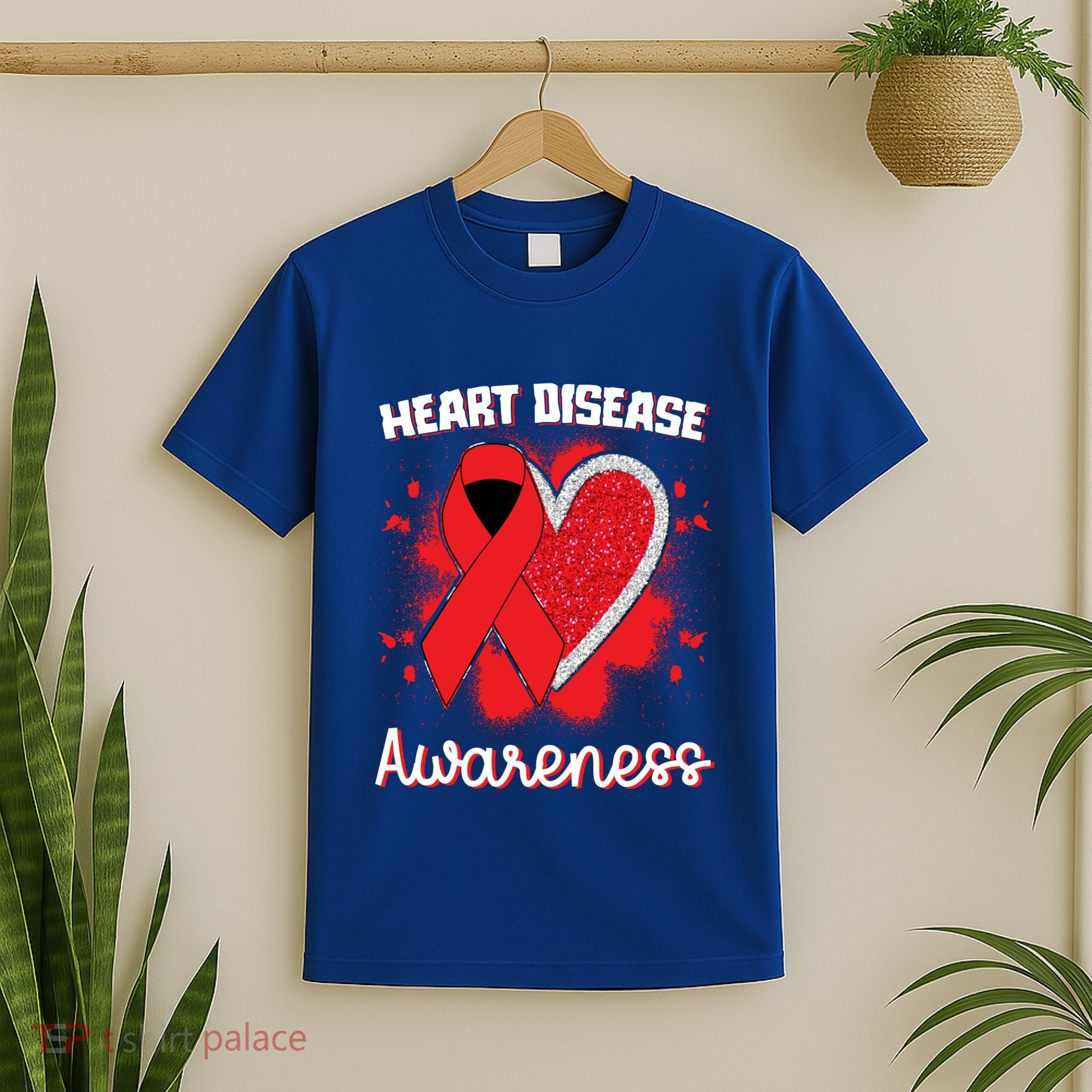 Heart Disease Awareness I Wear Red To Fight Heart Disease Cool Gift T-Shirt