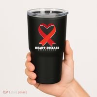 Heart Disease Awareness American Heart Health Month Tumbler thumb 2