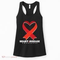 Heart Disease Awareness American Heart Health Month Women's Tank Top thumb 0