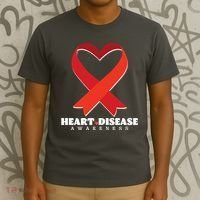 Heart Disease Awareness American Heart Health Month T-Shirt thumb 3