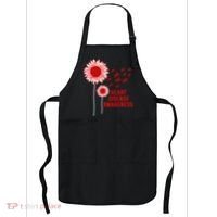 Heart Disease Awareness Sunflower Red Ribbon Apron thumb 0