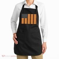 Hot Dog American Flag July 4th Patriotic Summer Bbq Funny Apron thumb 2