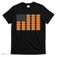 Hot Dog American Flag July 4th Patriotic Summer Bbq Funny T-Shirt thumb 0