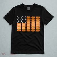 Hot Dog American Flag July 4th Patriotic Summer Bbq Funny T-Shirt thumb 5