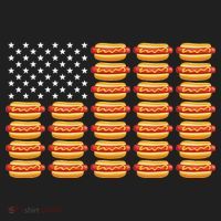 Hot Dog American Flag July 4th Patriotic Summer Bbq Funny Tumbler thumb 3