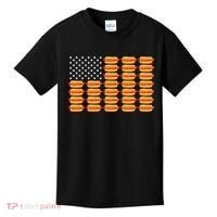 Hot Dog American Flag July 4th Patriotic Summer Bbq Funny Kids T-Shirt thumb 0