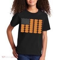 Hot Dog American Flag July 4th Patriotic Summer Bbq Funny Kids T-Shirt thumb 2