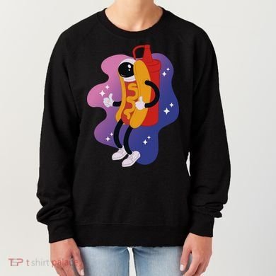 Hot Dog Astronaut Women's Sweatshirt