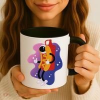 Hot Dog Astronaut Coffee Mug thumb 3
