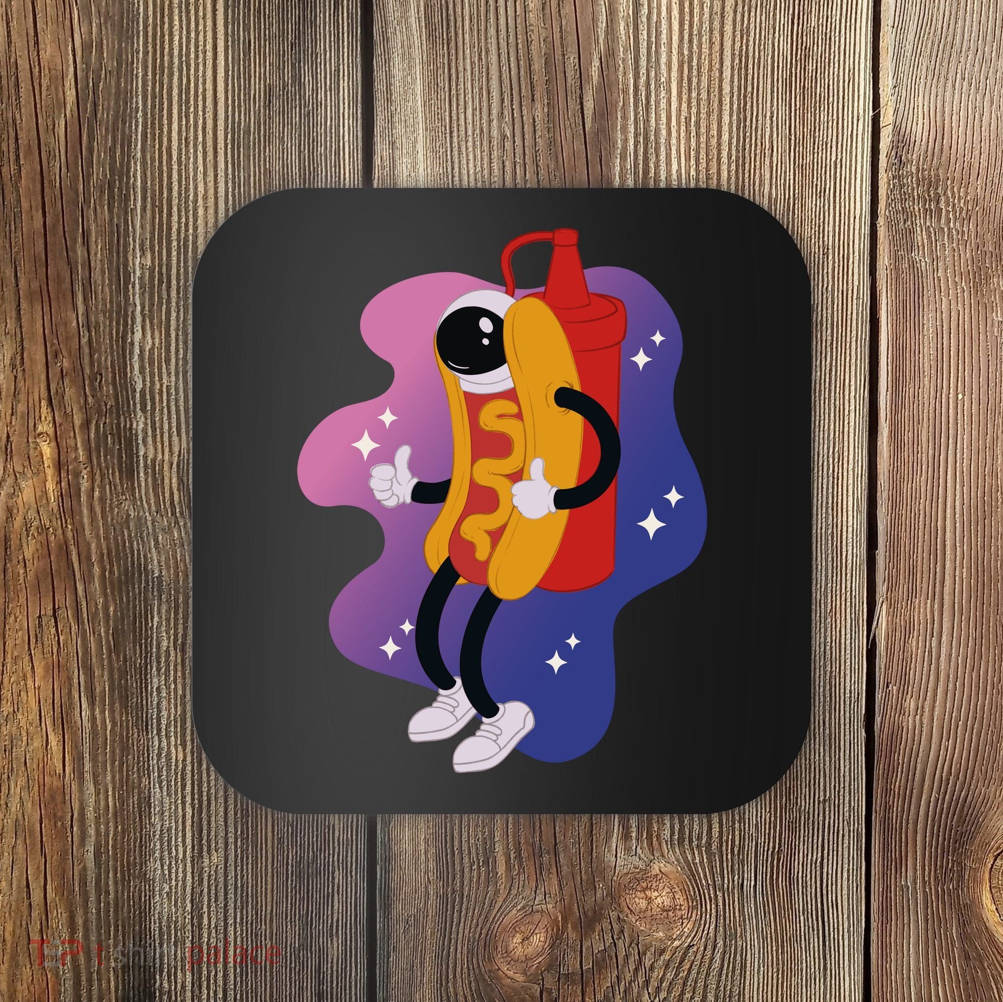 Hot Dog Astronaut Coaster
