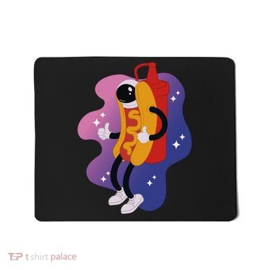 Hot Dog Astronaut Mousepad