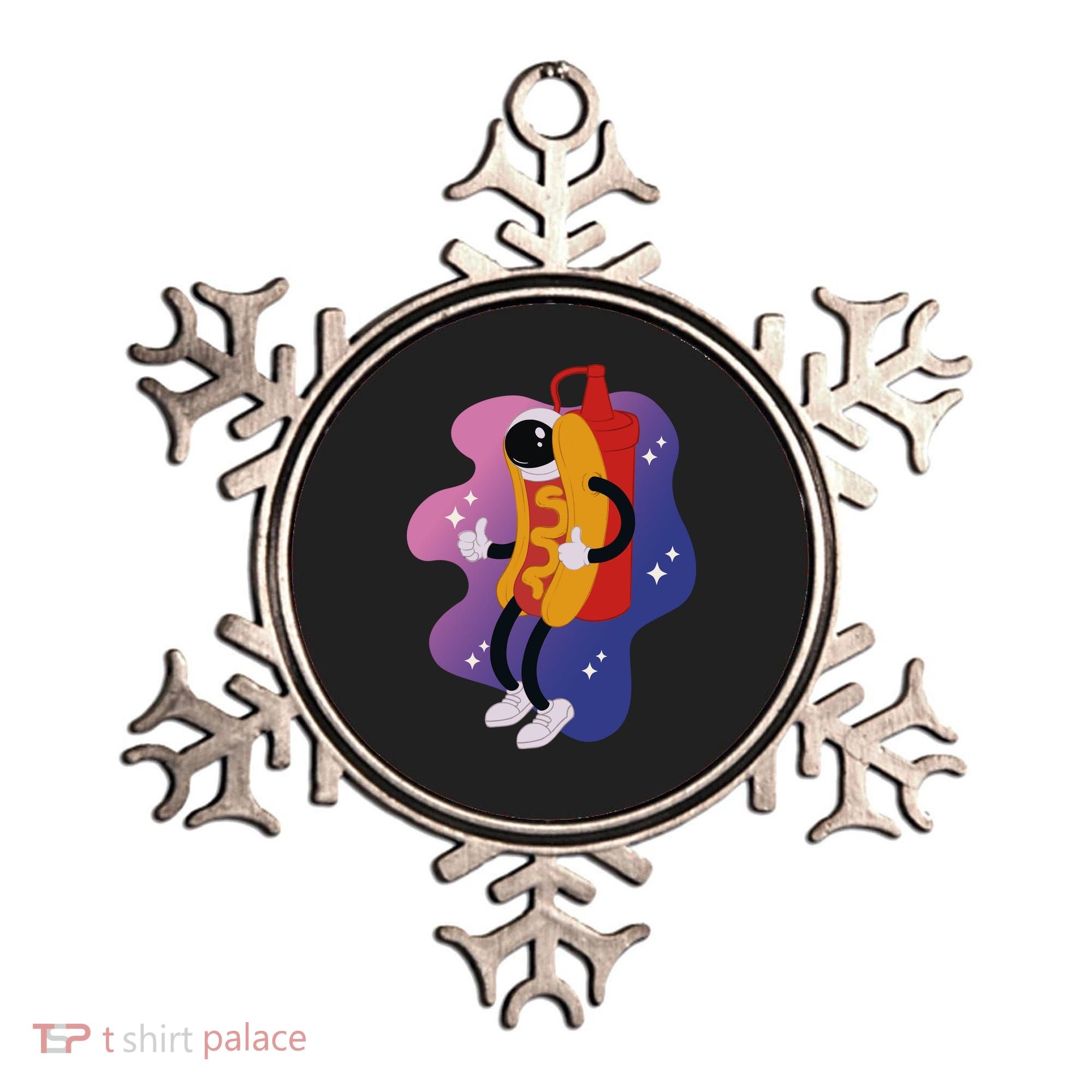 Hot Dog Astronaut Ornament