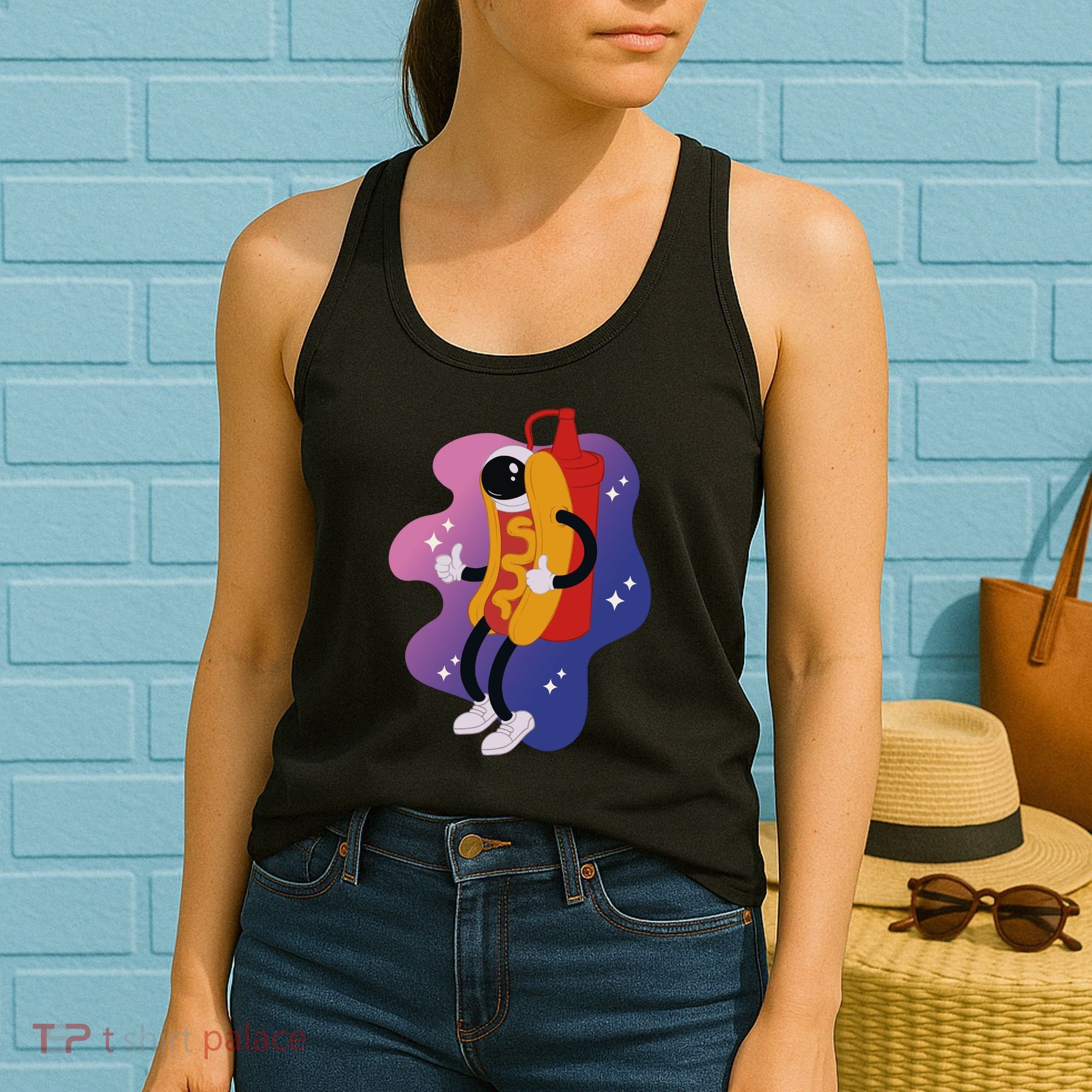 Hot Dog Astronaut Women's Tank Top