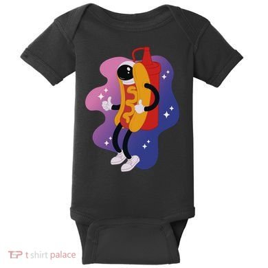 Hot Dog Astronaut Baby Bodysuit