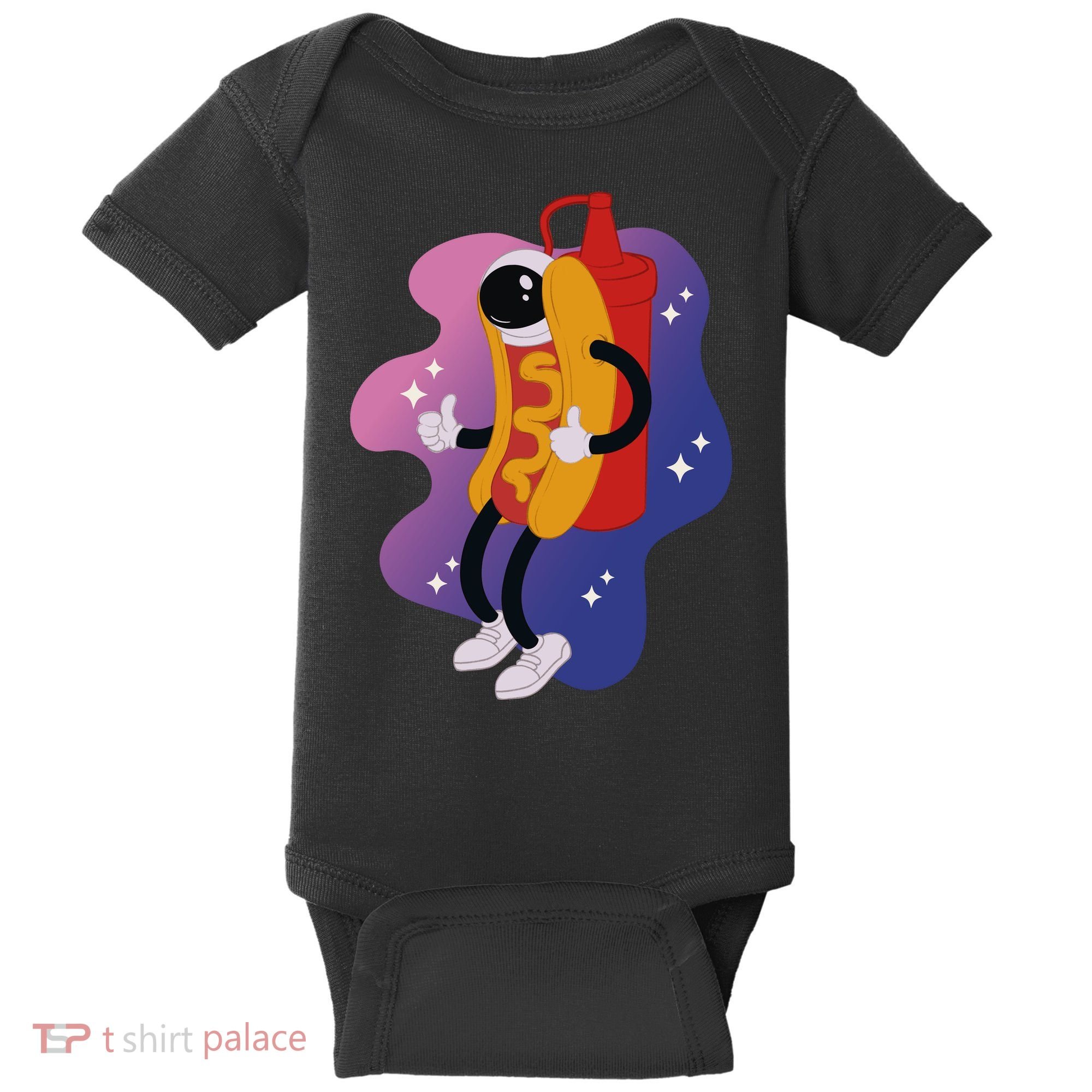 Hot Dog Astronaut Baby Bodysuit