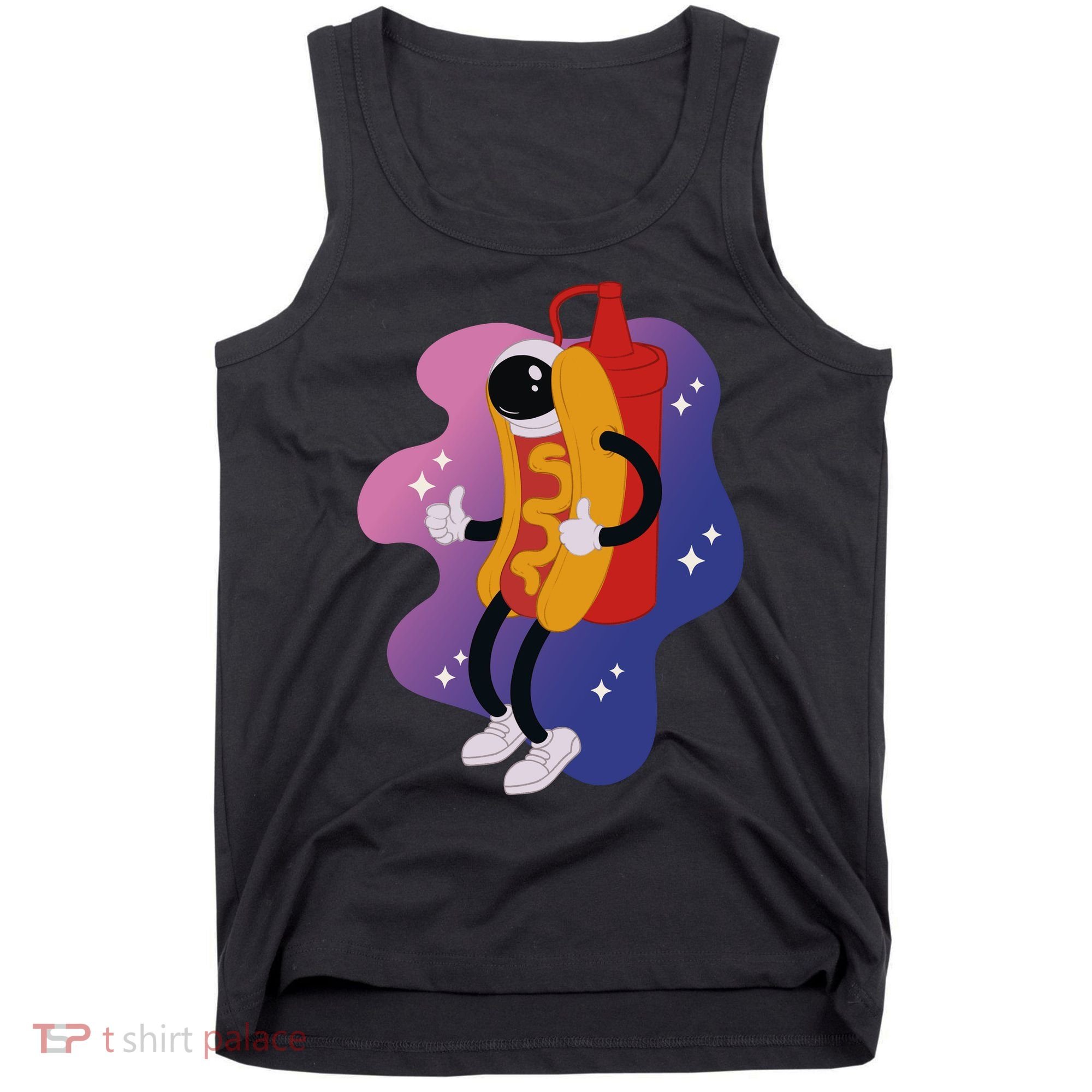Hot Dog Astronaut Tank Top
