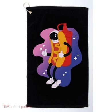 Hot Dog Astronaut Golf Towel