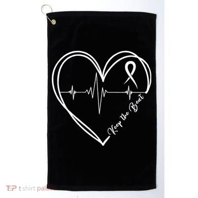 Heart Disease Awareness Heartbeat Chd Golf Towel