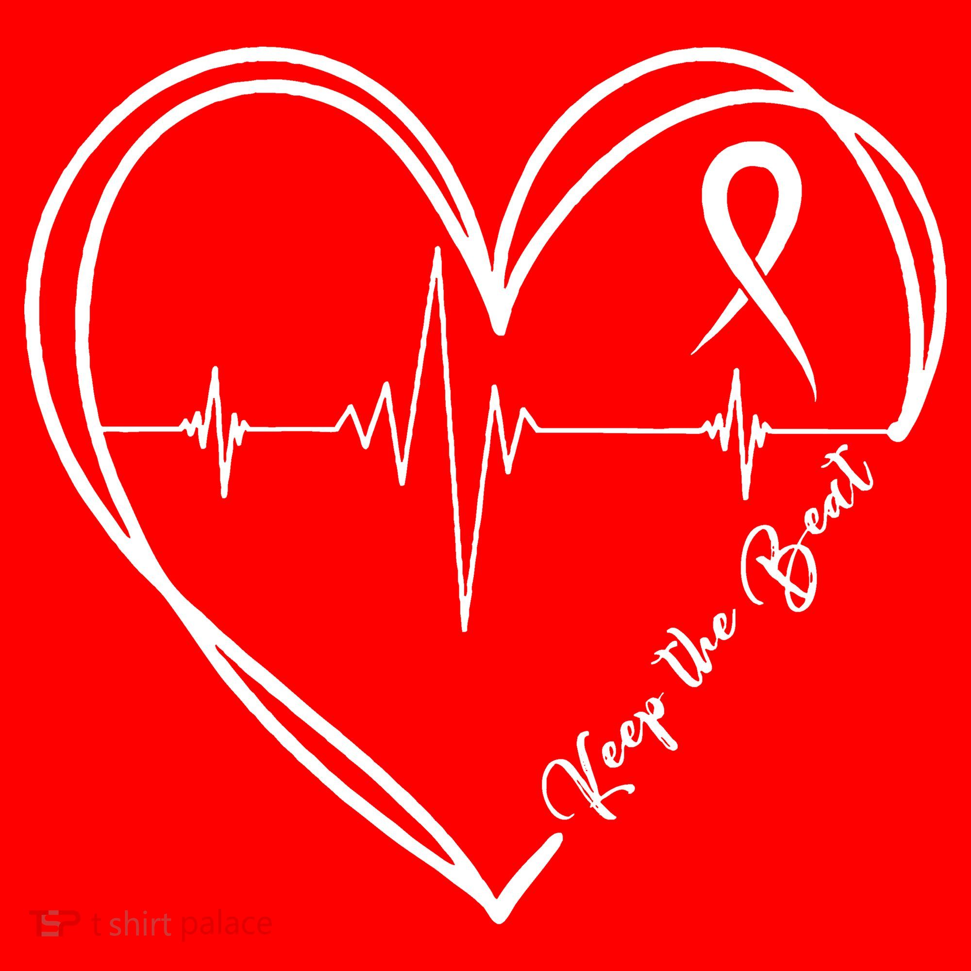 Heart Disease Awareness Heartbeat Chd Long Sleeve Shirt