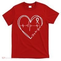 Heart Disease Awareness Heartbeat Chd T-Shirt thumb 0