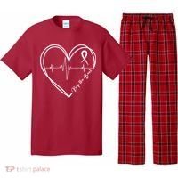 Heart Disease Awareness Heartbeat Chd Pajama Set thumb 0