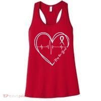 Heart Disease Awareness Heartbeat Chd Women's Tank Top thumb 0