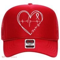 Heart Disease Awareness Heartbeat Chd Hat thumb 0