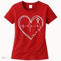 Heart Disease Awareness Heartbeat Chd Women's T-Shirt thumb 0