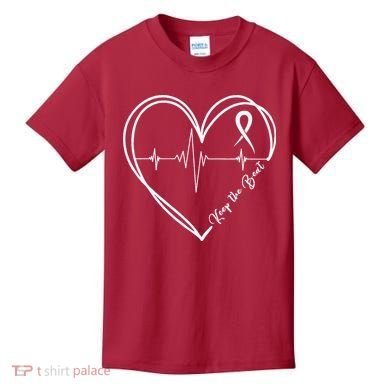 Heart Disease Awareness Heartbeat Chd Kids T-Shirt