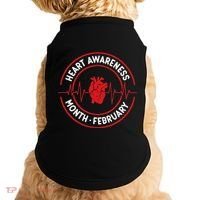 Heart Disease Awareness Month February Squad Chd Month Doggie Tank thumb 0