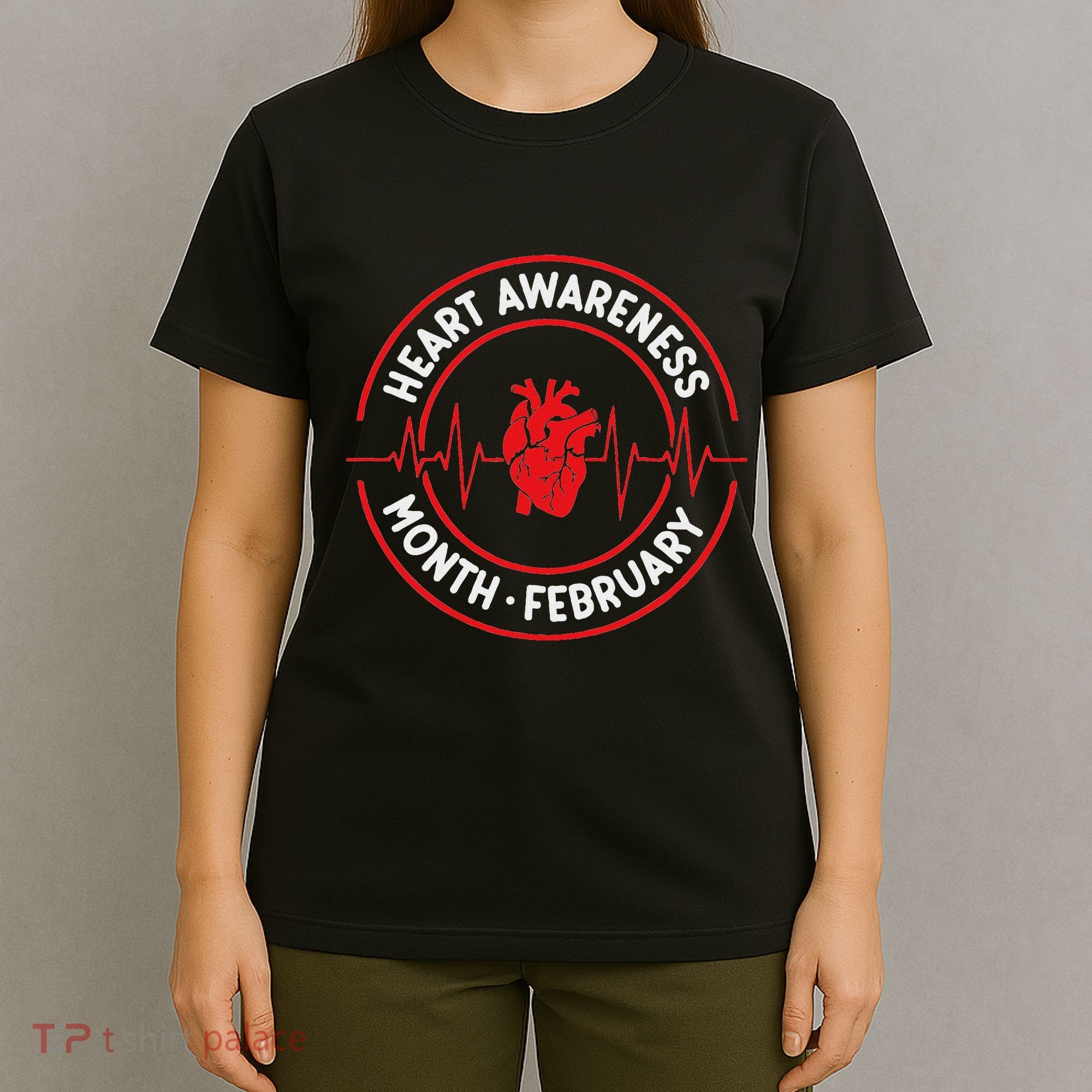 Heart Disease Awareness Month February Squad Chd Month T-Shirt