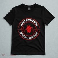 Heart Disease Awareness Month February Squad Chd Month T-Shirt thumb 5
