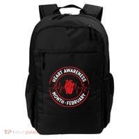 Heart Disease Awareness Month February Squad Chd Month Backpack thumb 0