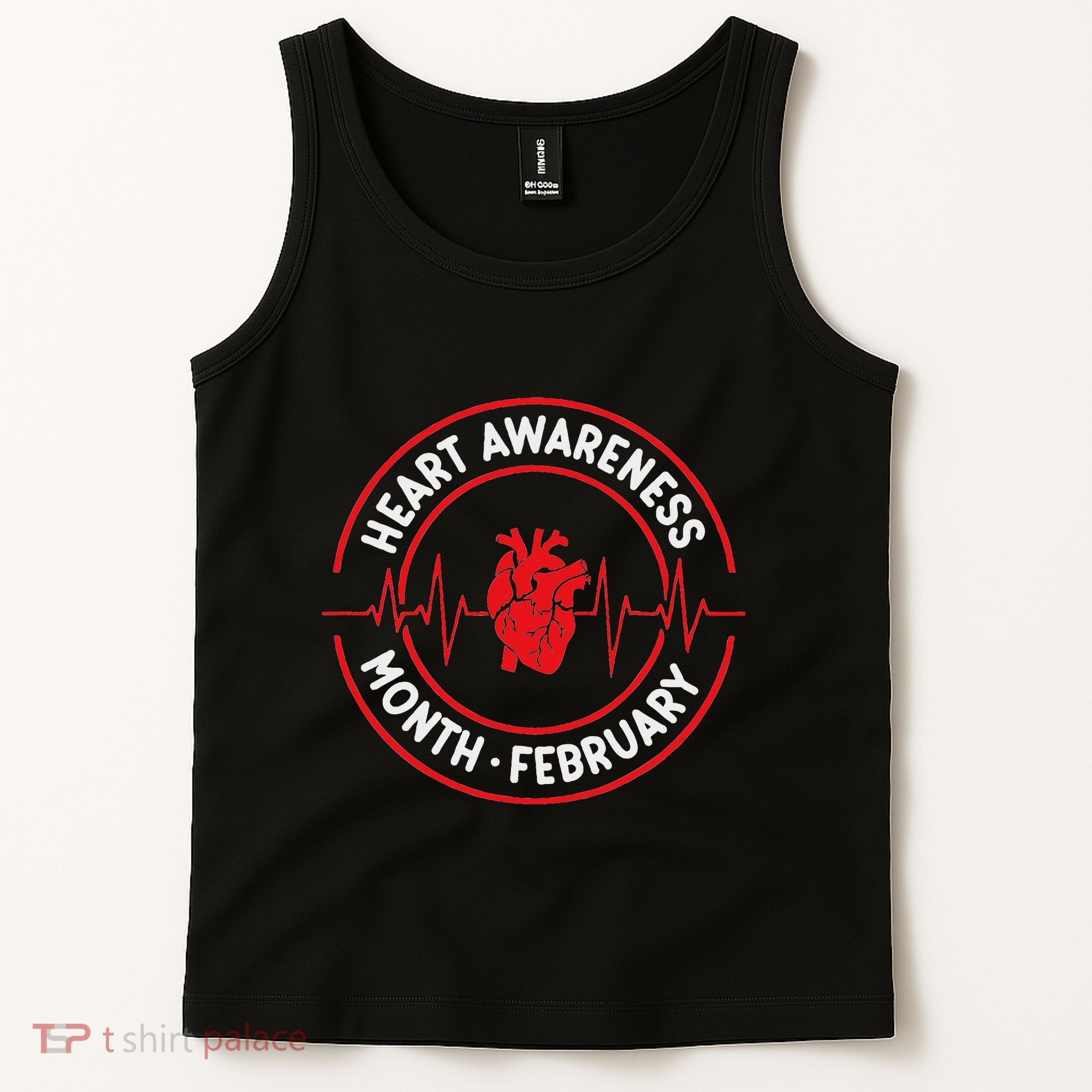 Heart Disease Awareness Month February Squad Chd Month Tank Top