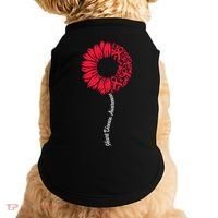 Heart Disease Awareness Month Sunflower Doggie Tank thumb 0