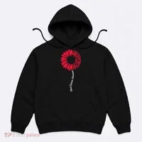 Heart Disease Awareness Month Sunflower Hoodie thumb 0