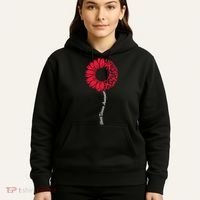 Heart Disease Awareness Month Sunflower Hoodie thumb 5