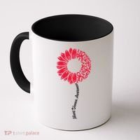 Heart Disease Awareness Month Sunflower Coffee Mug thumb 0
