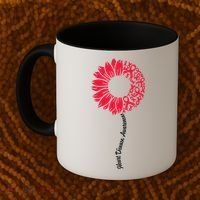 Heart Disease Awareness Month Sunflower Coffee Mug thumb 2