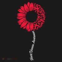 Heart Disease Awareness Month Sunflower Visor thumb 3