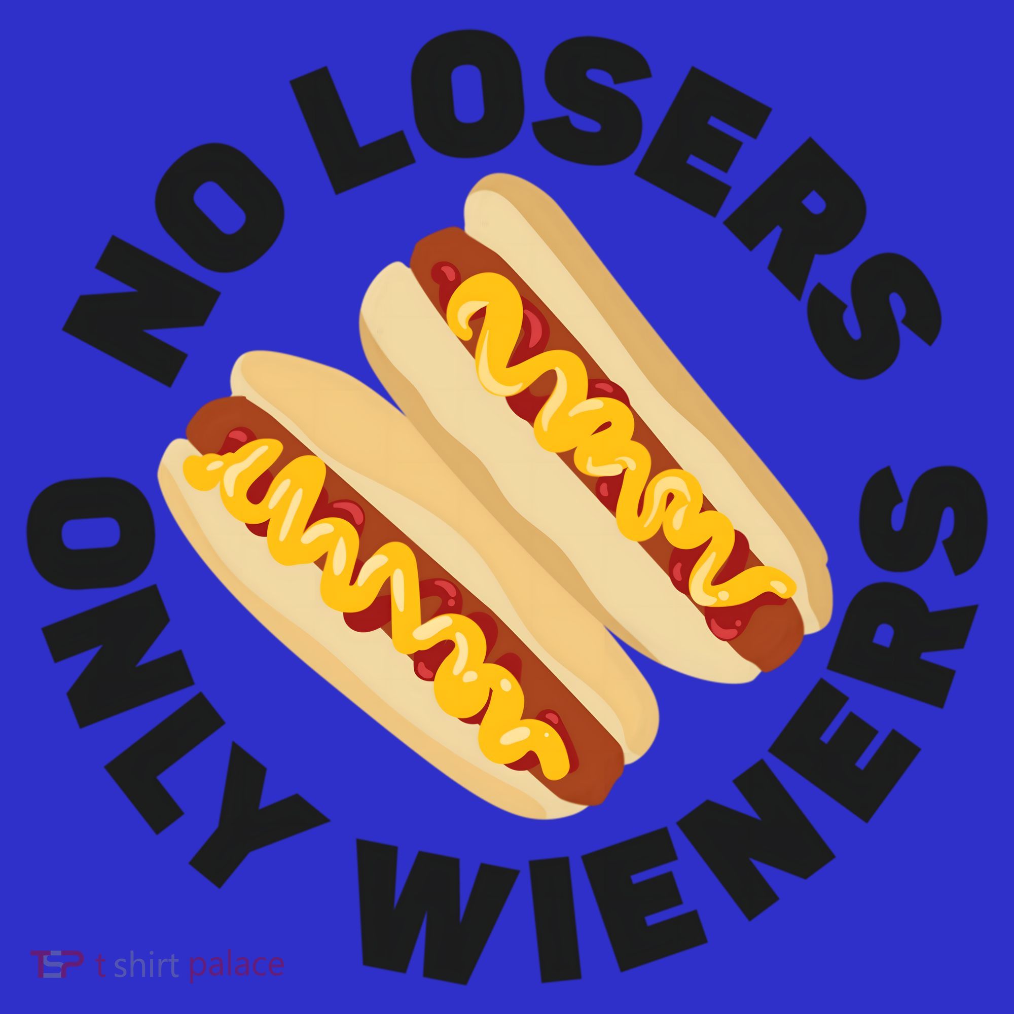 Hot Dog Adult Pun No Losers Only Wieners Funny Gift Women's Tank Top