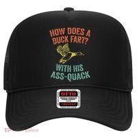 How Does A Duck Fart Funny Duck For Hunters Hat thumb 0