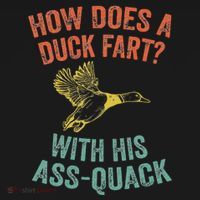 How Does A Duck Fart Funny Duck For Hunters Kids Sweatshirt thumb 2