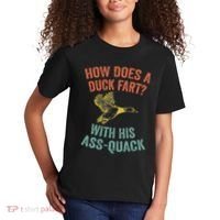 How Does A Duck Fart Funny Duck For Hunters Kids T-Shirt thumb 2